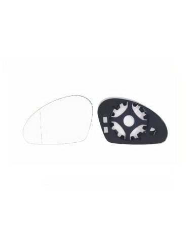 Glace support rétroviseur gauche grand angle pour SEAT IBIZA III de 2002 à 2008