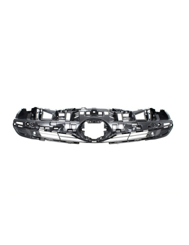 Grille face avant noire avec trous capteurs pour Toyota Prius IV de 2016 à 2019