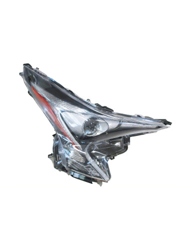 Phare électrique droit avec moteur LED noir pour Toyota Prius IV de 2016 à 2019