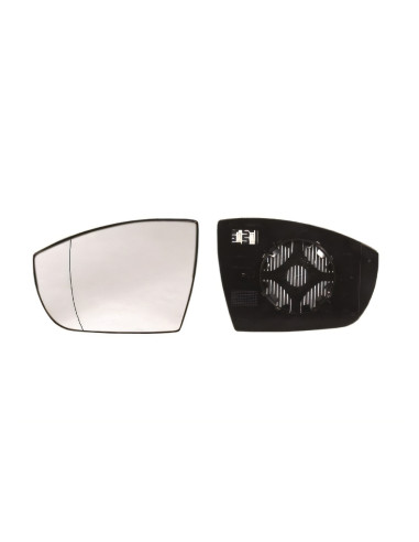 Glace de rétroviseur gauche chauffant grand angle pour Ford Kuga I de 2008 à 2013