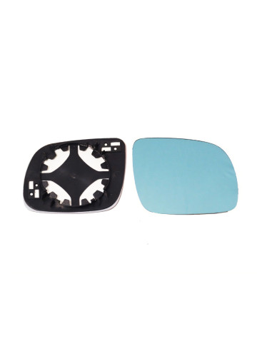 Glace bleue support rétroviseur droit petit modèle pour SEAT LEON I de 2000 à 2006