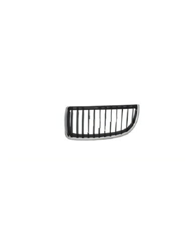 Calandre gauche noire chrome pour BMW Série 3 E90 berline E91 break de 2005 à 2008