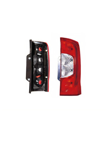 Feu arrière droit 2 portes pour Citroen Nemo Fourgon de 01/2008 à Combi de 09/2008