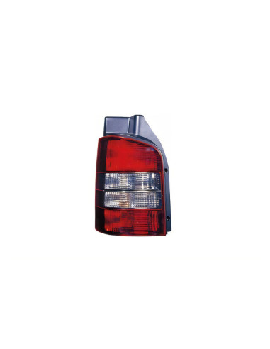 Feu arrière gauche rouge fumé 1 porte pour Volkswagen Transporter T5 de 2003 à 2009