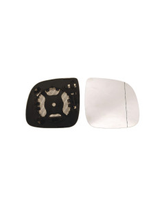 Glace support rétroviseur droit chauffant grand angle pour AUDI Q7 I de 2006 à 2009