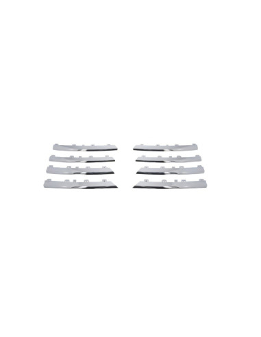 Jeu de moulures de grille de calandre chromées pour VOLKSWAGEN GOLF 5 de 2003 à 2008