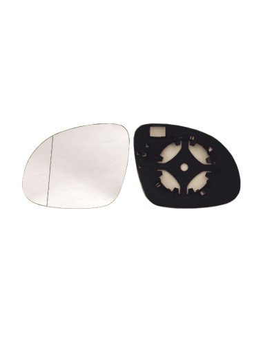 Glace de support rétroviseur gauche grand angle pour SEAT ALHAMBRA II de 2010 à 2011