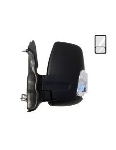 Rétroviseur gauche manuel avec feu blanc pour Ford Transit MK8 phase 1 de 2014 à 2019