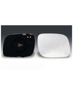 Glace support rétroviseur droit chauffant pour VOLKSWAGEN TOUAREG I de 11/2002 à 12/2006