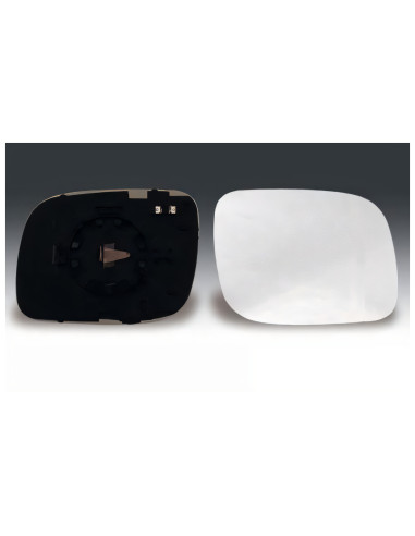 Glace support rétroviseur droit chauffant pour VOLKSWAGEN TOUAREG I de 11/2002 à 12/2006