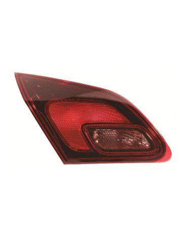 Feu arrière gauche intérieur fumé pour Opel Astra J 5 portes phase 1 de 01/2010 à 07/2012