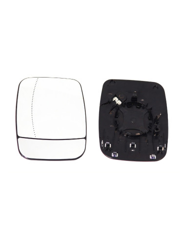 Glace support rétroviseur gauche chauffant grand angle pour OPEL VIVARO II de 2014 à 2019