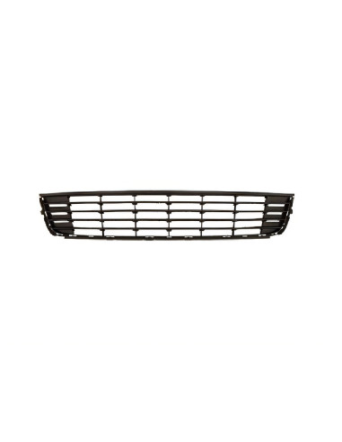 Grille centrale pare-chocs avant noire avec trous pour Volkswagen Caddy III de 2010 à 2015