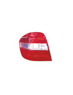 Feu arrière gauche chromé PY21W + P21Wx4 pour Mercedes W164 Classe M phase 1 de 2005 à 2008