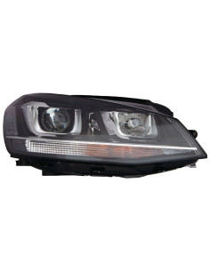 Phare droit électrique avec feu de jour à Xénon pour VOLKSWAGEN GOLF 7 de 11/2012 à 01/2017