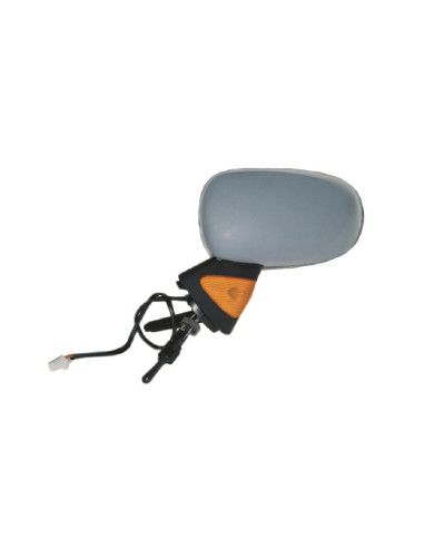 Rétroviseur gauche mécanique avec feu orange grand angle pour Renault Modus I de 2004 à 2007