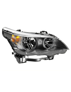 Phare droit H7+H7 Hella pour BMW SERIE 5 E60 berline - E61 break phase 1 de 06/2003 à 03/2007