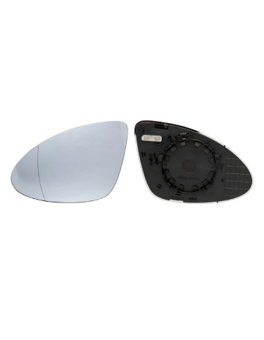 Glace support rétroviseur gauche chauffant grand angle pour PORSCHE CAYENNE II de 2014 à 2018