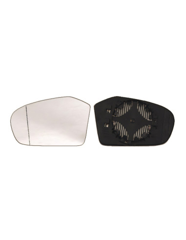 Glace de rétroviseur gauche chauffant grand angle pour MERCEDES W245 CLASSE B I de 2005 à 2008