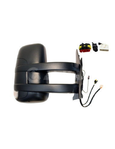 Rétroviseur droit électrique chauffant avec feu antenne pour Iveco Daily V de 03/2012 à 05/2014