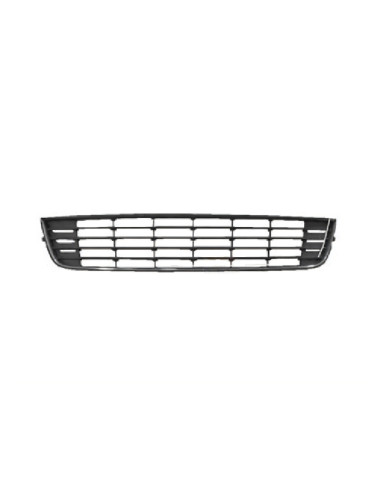 Grille centrale pare-chocs avant noire + enjoliveur pour Volkswagen Caddy III de 10/2010 à 06/2015