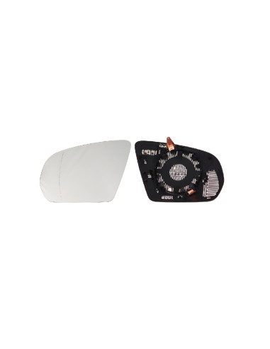 Glace de rétroviseur gauche chauffant grand angle pour MERCEDES W205 CLASSE C de 01/2014 à 12/2018