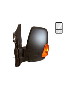 Rétroviseur gauche électrique chauffant rabattable avec feu orange Ford Transit MK8 de 2014 à 2019