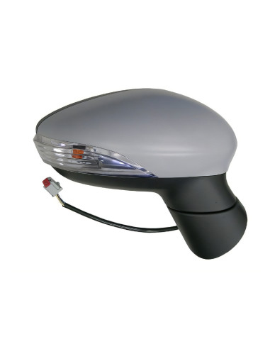 Rétroviseur droit électrique avec feu grand angle pour FORD FIESTA MK6 phase 2 de 11/2012 à 04/2017