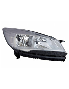 Phare droit électrique ou manuel avec moteur et feu de jour H7 + H15 pour Ford Kuga II de 2013 à 2016
