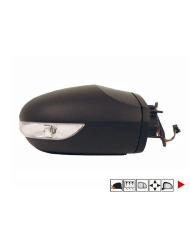 Rétroviseur droit électrique chauffant avec feu grand angle pour Mercedes W245 Classe B I de 2005 à 2008
