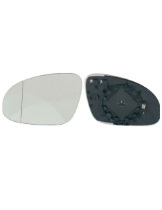 Glace support rétroviseur gauche chauffant grand angle pour SEAT ALHAMBRA I phase 2 de 06/2000 à 05/2010