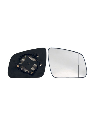 Glace de support rétroviseur droit chauffant grand angle pour MERCEDES W204 CLASSE C de 03/2007 à 03/2011
