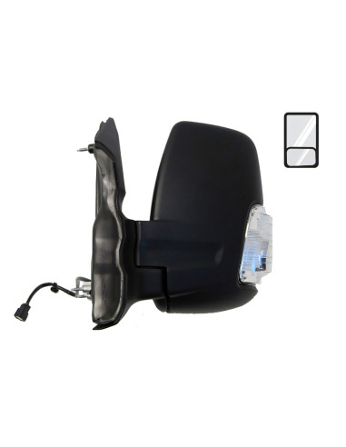 Rétroviseur gauche électrique chauffant avec feu blanc pour Ford Transit MK8 phase 1 de 02/2014 à 04/2019