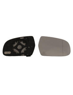 Glace support rétroviseur droit chauffant grand angle 3/5 portes pour AUDI A5 I phase 2 de 12/2011 à 12/2016