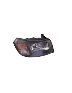 Phare droit H4 noir pour FORD TRANSIT MK6 de 2000 à 2006. Modèle compatible : FORD TRANSIT MK6 de 2000 à 2006