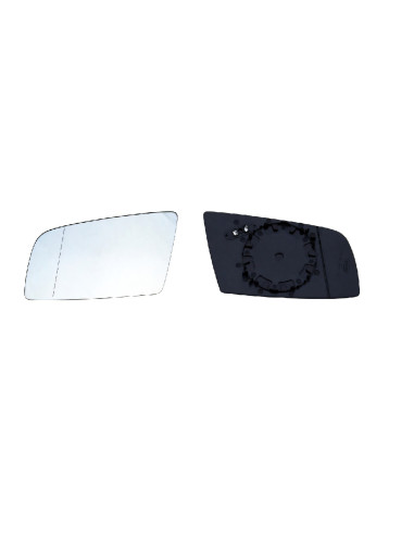 Glace rétroviseur gauche chauffant grand angle BMW SERIE 5 E60 E61 de 2003 à 2009, compatibilité étendue