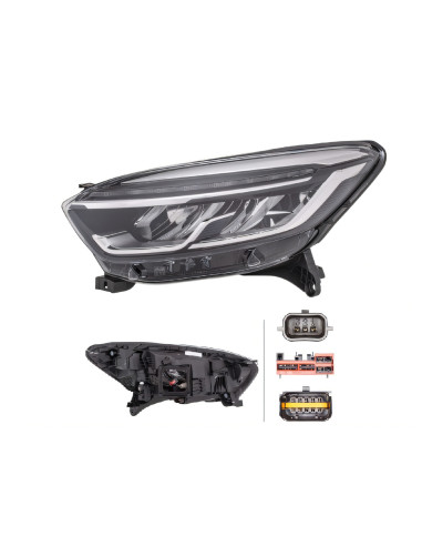 Phare gauche LED Hella Renault Captur I de 2017 à 2019