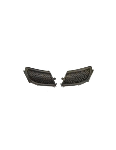 Jeu obturateurs projecteurs anti-brouillards noirs Peugeot 308 I de 2007 à 2011, compatibilité étendue