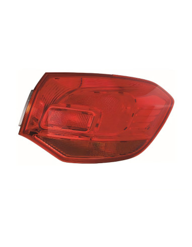 Feu arrière droit extérieur rouge Opel Astra J de 2010 à 2015, compatibilité étendue