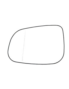 Rétroviseur chauffant grand angle gauche Volvo S80 II de 2006 à 2013, compatibilité étendue