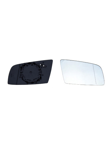 Glace rétroviseur droit chauffant grand angle BMW Serie 5 E60/E61 de 2003 à 2009, compatibilité étendue