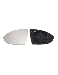 Glace rétroviseur gauche chauffant grand angle Volkswagen Golf 7 de 2012 à 2019, compatibilité étendue