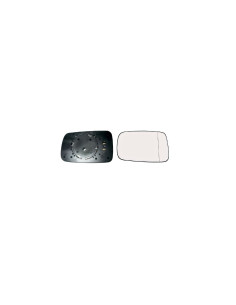 Glace rétroviseur droit chauffant grand angle BMW SERIE 7 E65/E66 de 2001 à 2009, compatibilité étendue
