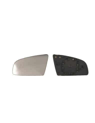Miroir de rétroviseur gauche chauffant Audi A6 III de 2004 à 2008, compatibilité étendue