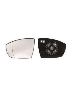 Glace rétroviseur gauche chauffant grand angle Ford S-MAX I de 2006 à 2015, compatibilité étendue