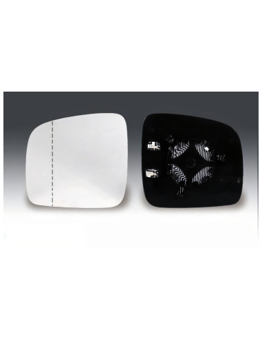 Miroir rétroviseur gauche chauffant grand angle Volkswagen Caddy III de 2004 à 2015, compatibilité étendue