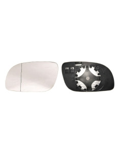 Glace rétroviseur gauche chauffant grand angle Volkswagen Touran I de 2003 à 2010, compatibilité étendue
