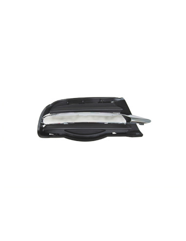 Grille droite pare-chocs avant noire Mercedes W204 Classe C de 2007 à 2013, compatibilité étendue
