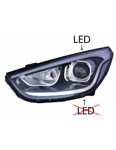 Phare gauche Hyundai iX35 de 2013 à présent, compatibilité étendue