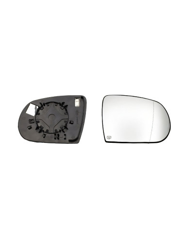 Glace rétroviseur droit chauffant grand angle Jeep Grand Cherokee III de 2013 à 2016, compatibilité étendue